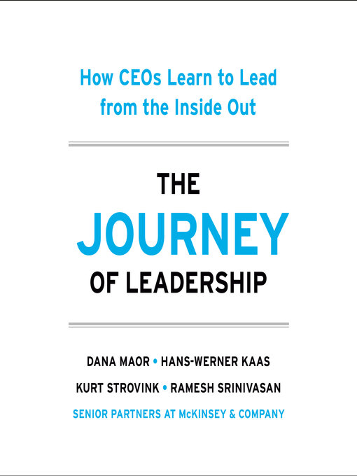 Title details for The Journey of Leadership by Dana Maor - Available